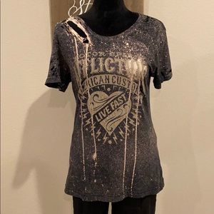 Affliction Sequined Top